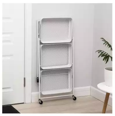 Этажерка универсальная HOME Pdsteelbox-14 45x29.5x77 см, металл Белый